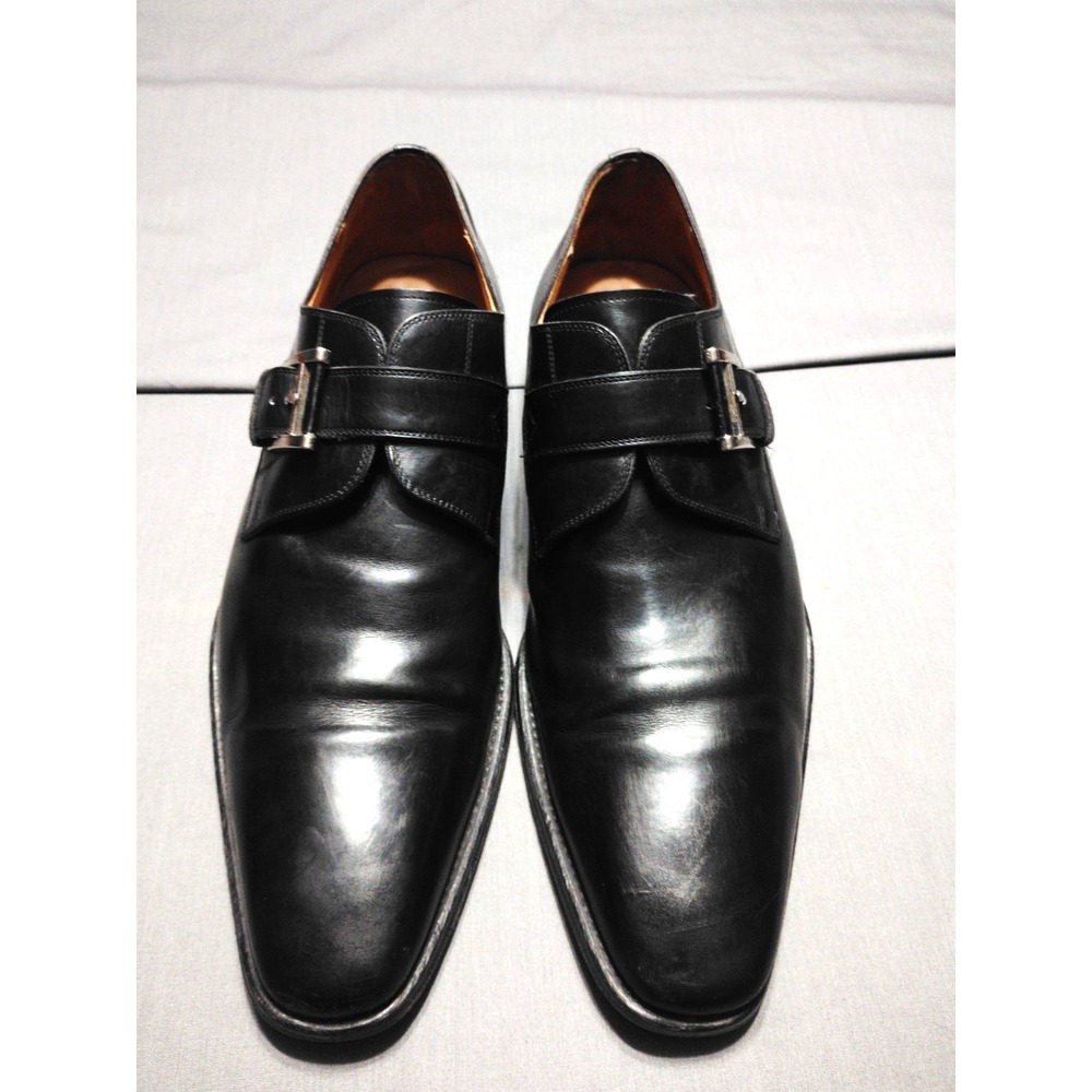 Magnanni MARCO CUERO 13276 Single Monk Strap Men 12 Hand-stained Old Money Dress